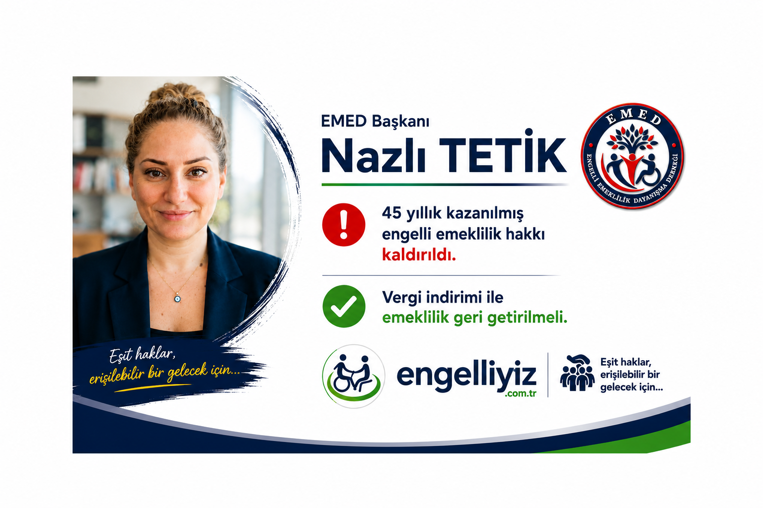 EMED, Engelli Emeklilik Hakkı İçin Birleşmiş Milletler'e Başvurdu
