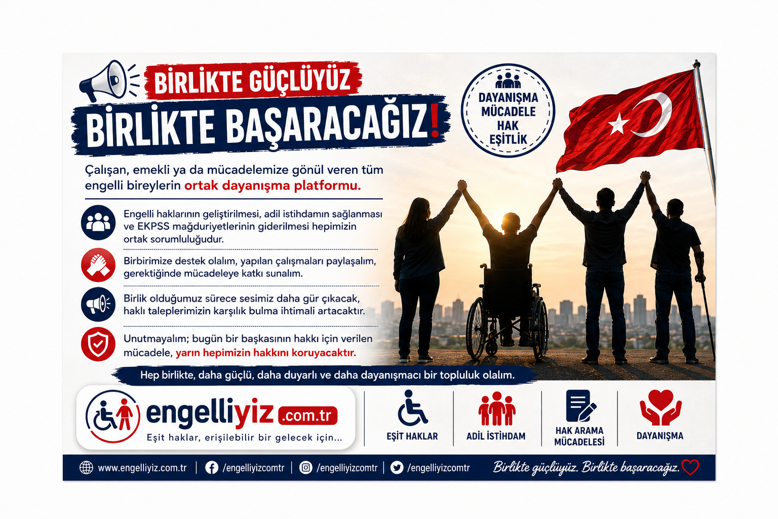 Çalışan Engellilerden Dayanışma Çağrısı