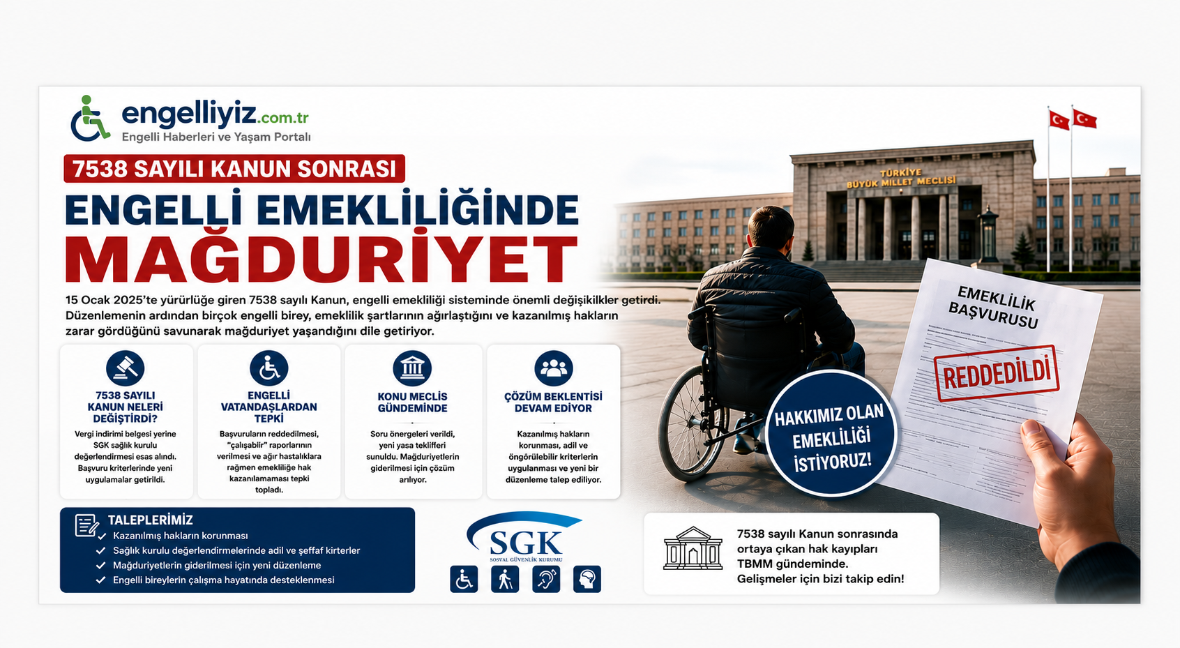 7538 Sayılı Kanun Engellileri Mağdur Etti